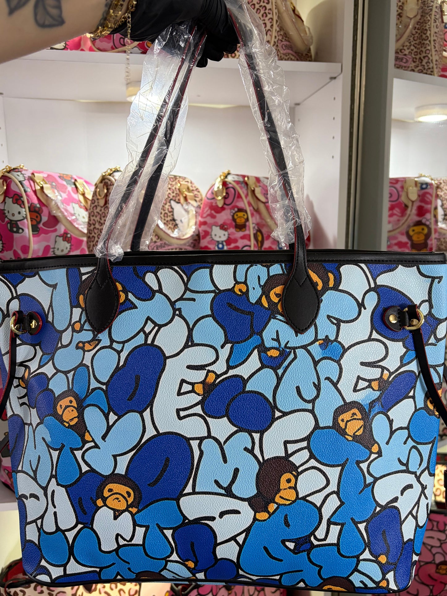BLUE MILO TOTE BAG