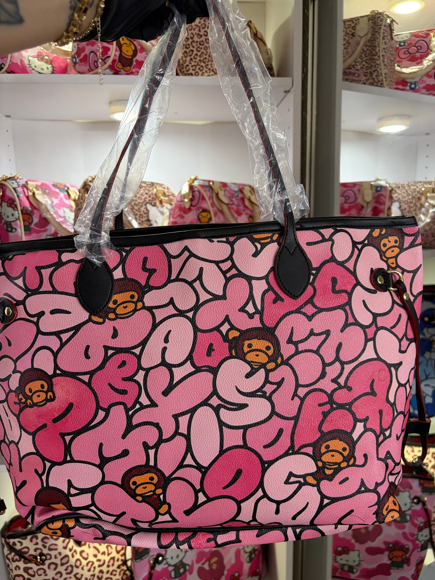 PINK MILO TOTE BAG